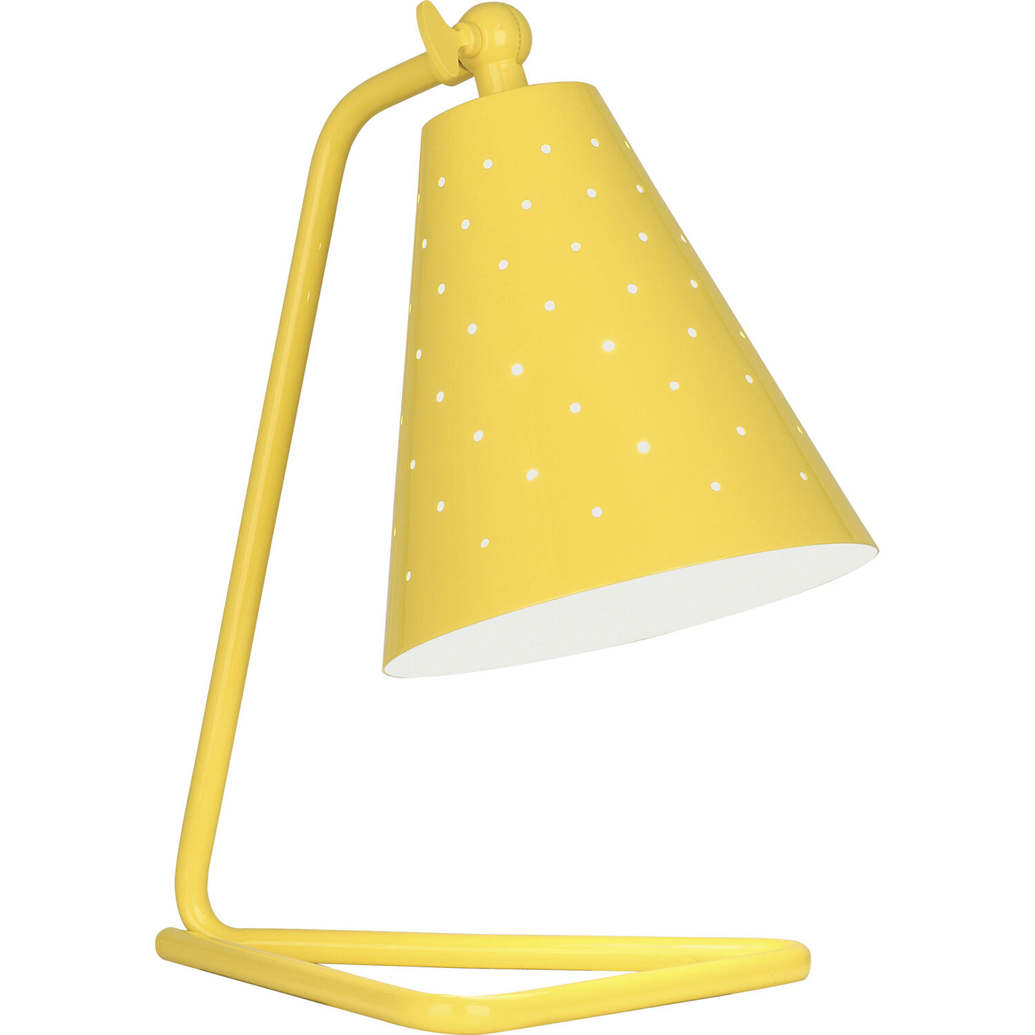 Pierce 14.13 inch 60 watt Canary Yellow Accent Lamp Portable Light