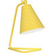 Pierce 14.13 inch 60 watt Canary Yellow Accent Lamp Portable Light
