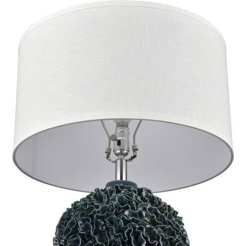 Larkin 27.5 inch 9 watt Green Glazed Table Lamp Portable Light