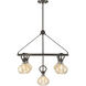 Sheriden 5 Light 30 inch Mediterranean Bronze Chandelier Ceiling Light