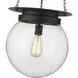 Calhoun 1 Light 13 inch Matte black Pendant Ceiling Light