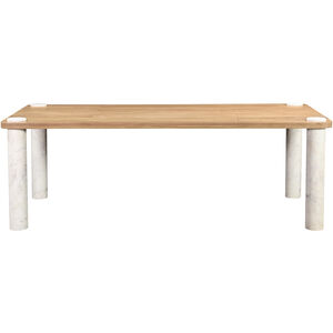 Century 88 X 42 inch White Dining Table