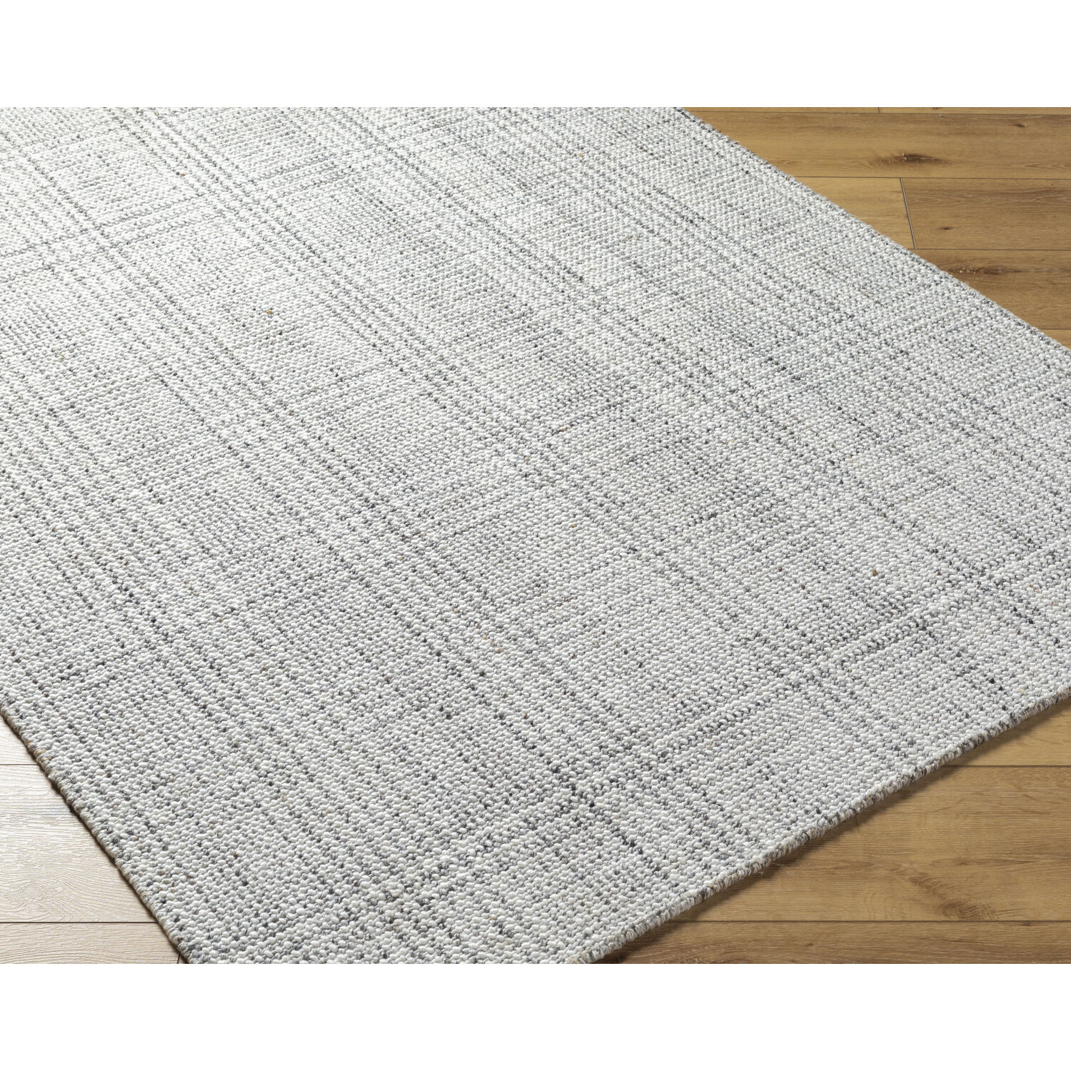 Hope 96 X 30 inch White/Gray/Light Slate Handmade Rug in 2.5 x 8