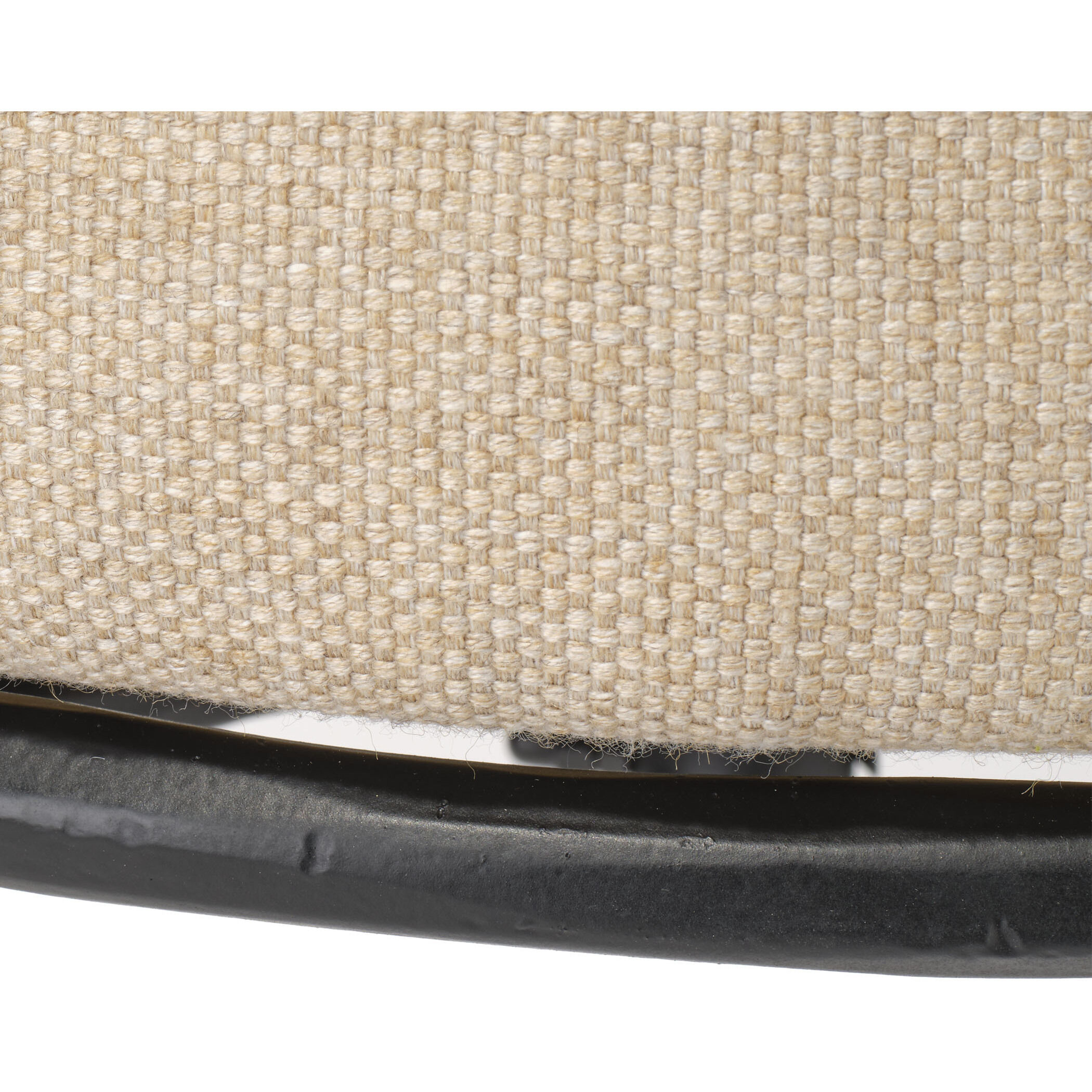 Asteria 25 inch Black and Beige Counter Stool, Inline