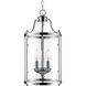 Payton 3 Light 9 inch Chrome Pendant Ceiling Light, Caged