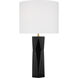 Drew & Jonathan Fernwood 26.5 inch 9.00 watt Gloss Black Table Lamp Portable Light