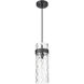 Fontaine 1 Light 5.75 inch Matte Black Pendant Ceiling Light