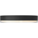 Mona 15.75 inch Matte black Flush Mount Ceiling Light