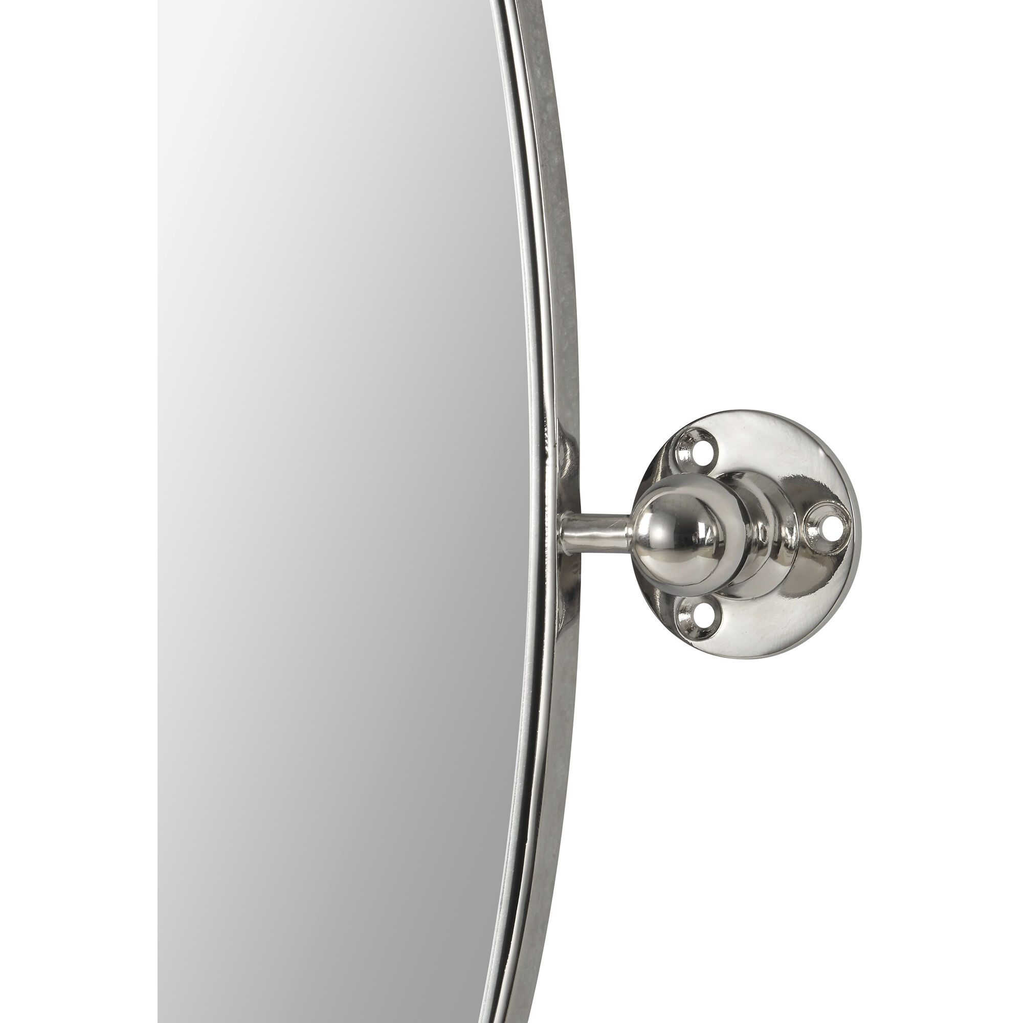 Azalea 30 X 24 inch Nickel Plated Wall Mirror