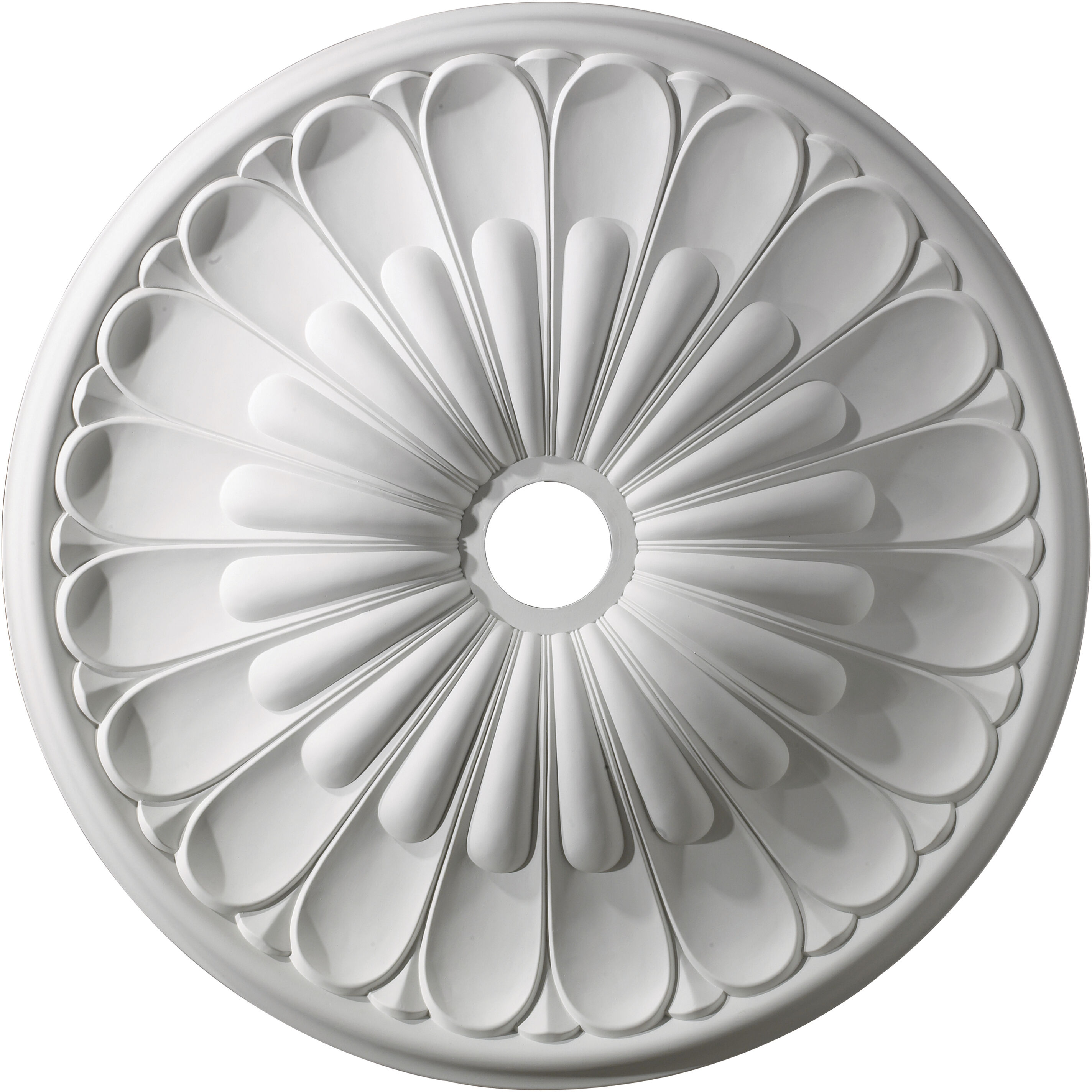 Melon Reed White Medallion