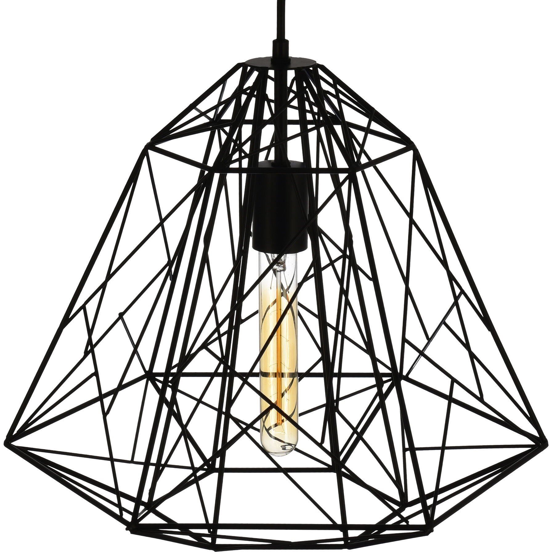 Bagheera 1 Light 16 inch Black Down Pendant Ceiling Light
