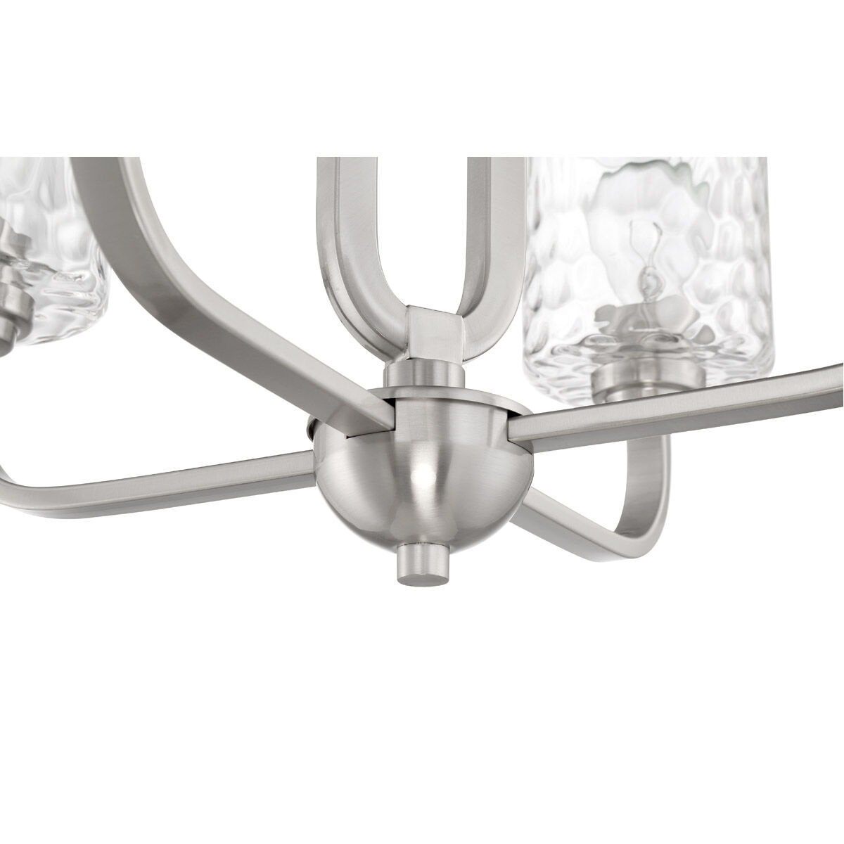 Collins 4 Light 24 inch Brushed Polished Nickel Chandelier Ceiling Light