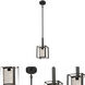 Springdale LED 7 inch Antique Bronze Mini Pendant Ceiling Light