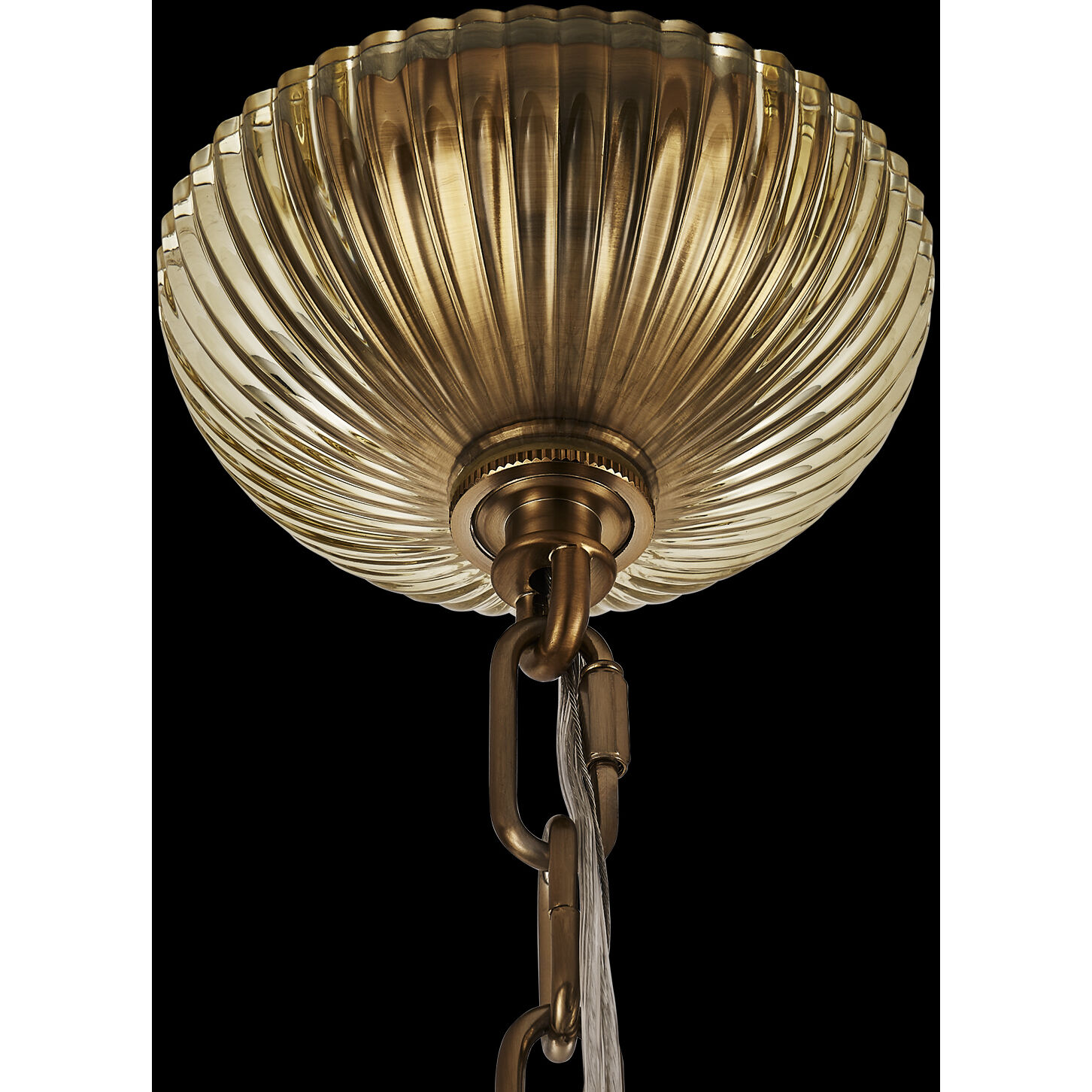 Tinta 8 Light 42 inch Winter Brass Pendant Ceiling Light