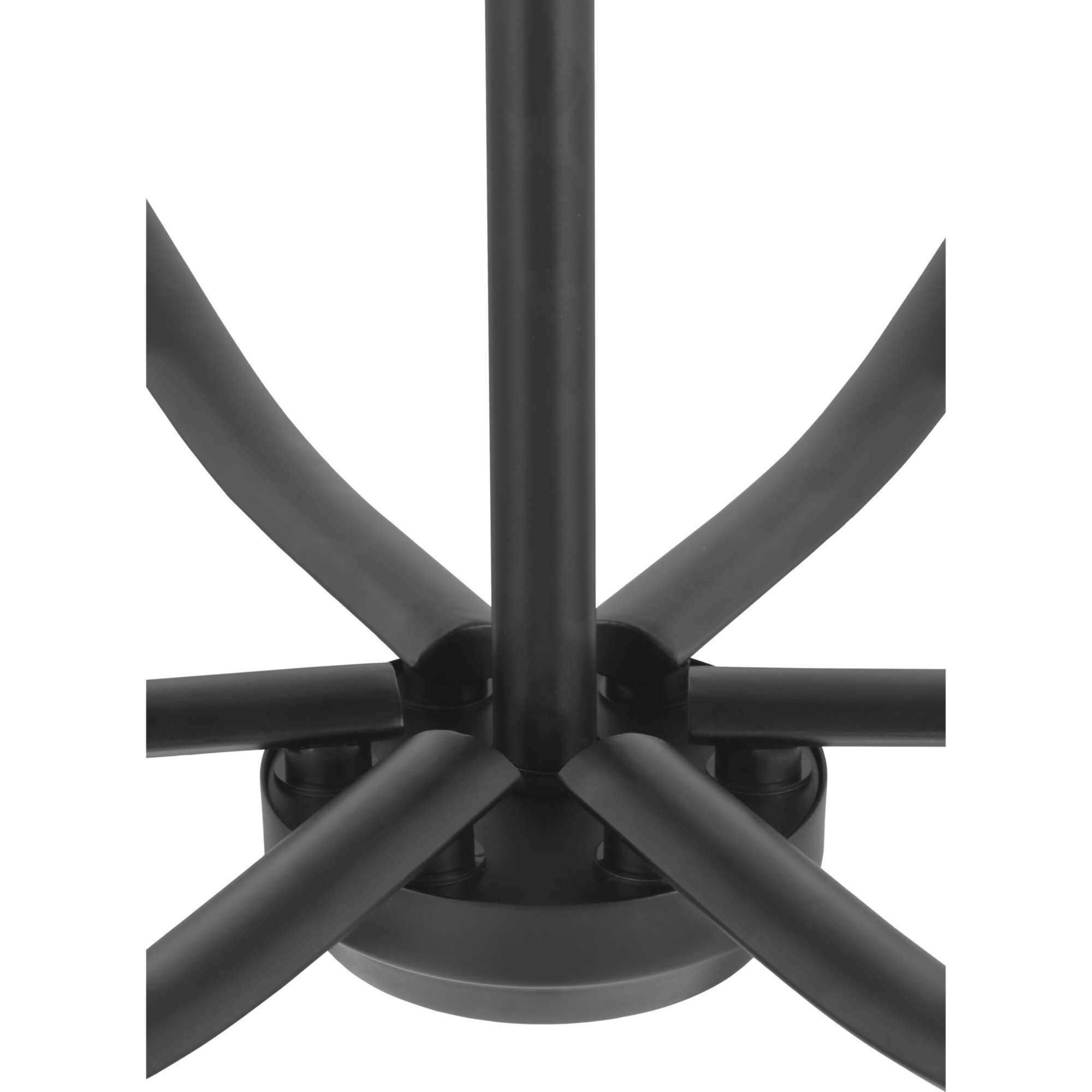 Adley 9 Light 28 inch Matte Black Chandelier Ceiling Light