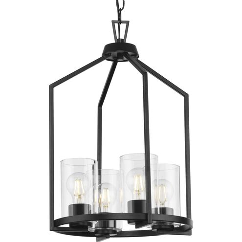 Goodwin 4 Light 14 inch Matte Black Foyer Light Ceiling Light