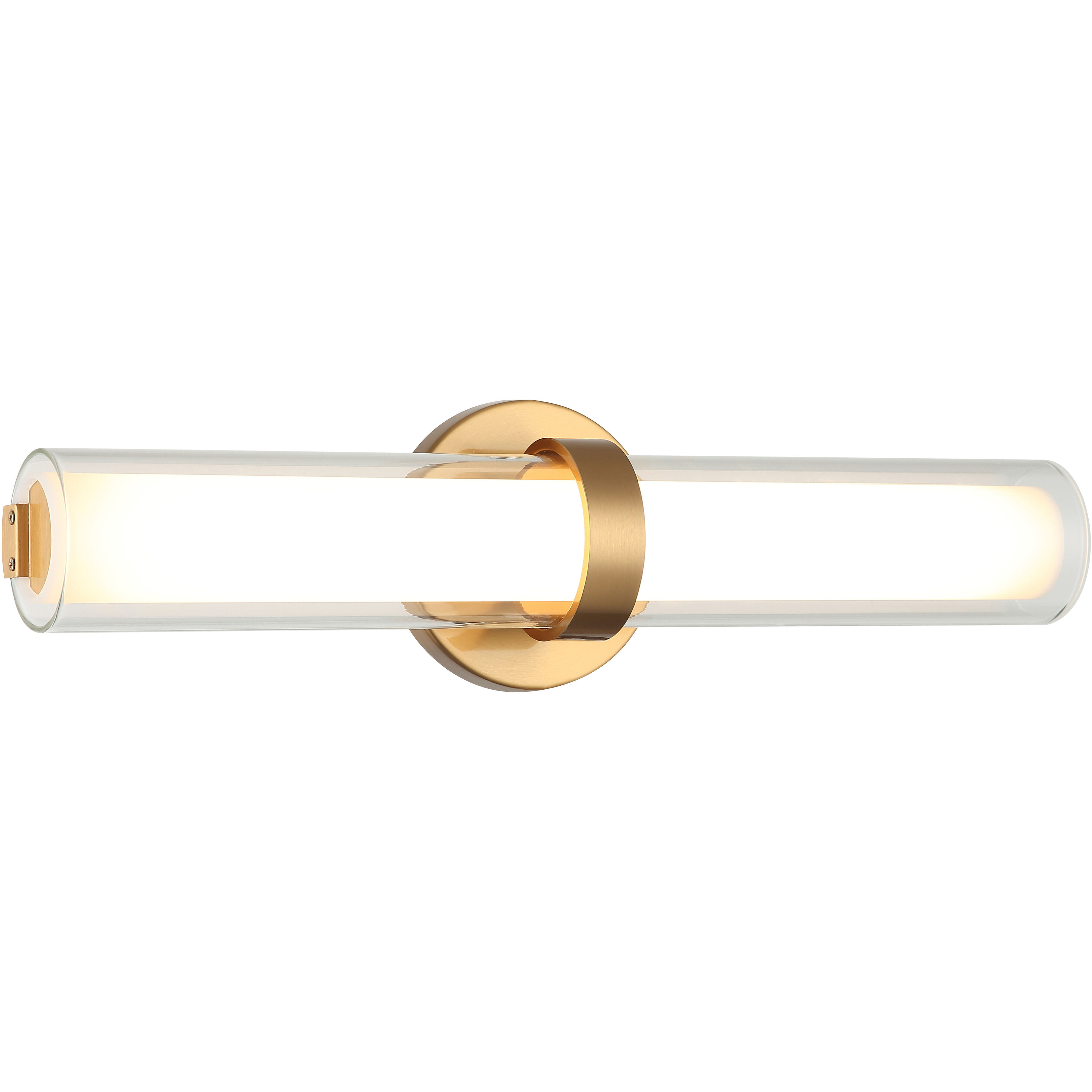 Satchie LED 17.75 inch Aged Gold Brass Wall Sconce Wall Light