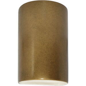 Ambiance 1 Light 6 inch Antique Gold Wall Sconce Wall Light, Small