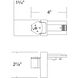 Ventrix White Track Component Ceiling Light