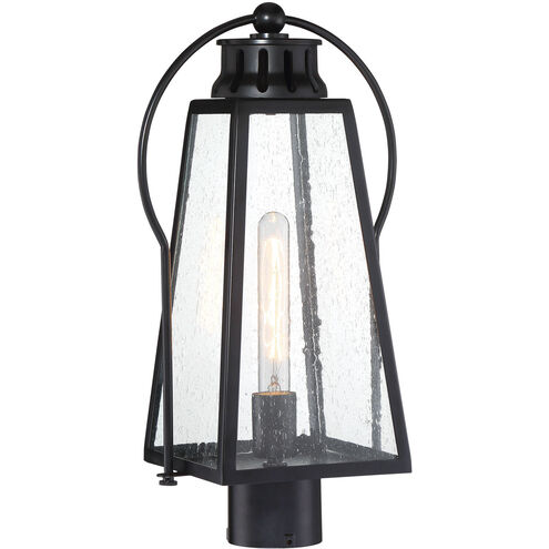 Halder Bridge 1 Light 19 inch Coal Outdoor Post Mount Lantern, Great Outdoors