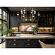 Allistair Linear Chandelier Ceiling Light in Modern Gold