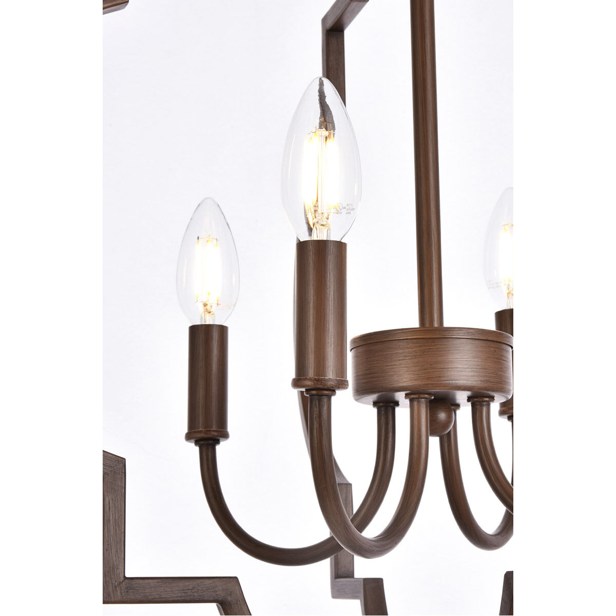 Sandara 4 Light 20 inch Weathered Oak Pendant Ceiling Light