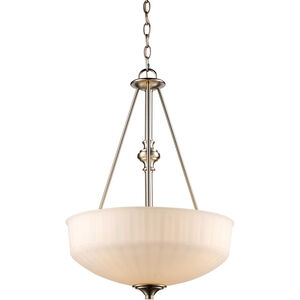 Cahill 3 Light 17 inch Brushed Nickel Pendant Ceiling Light
