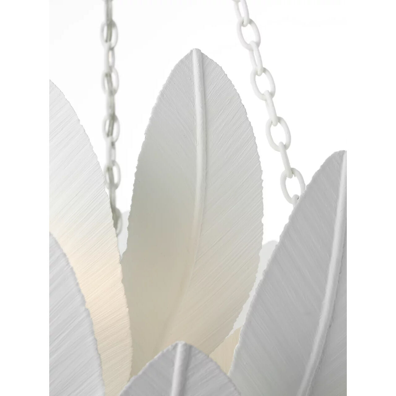 Marie Flanigan Sinclair LED 26 inch Plaster White Sculpted Chandelier Ceiling Light