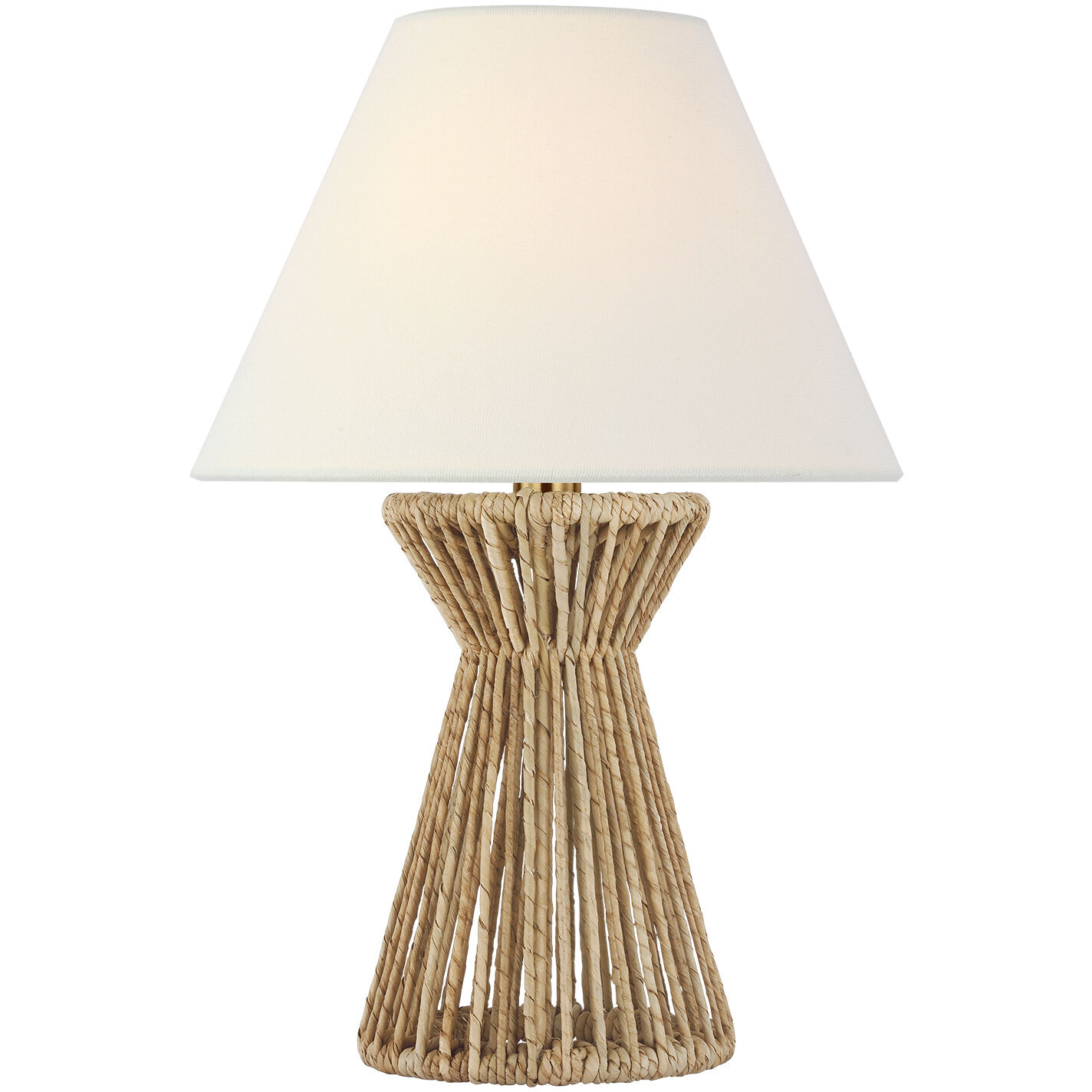 Chapman & Myers Antigua 14.75 inch 1.7 watt Natural Abaca Cordless Accent Lamp Portable Light