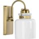 Fessler 1 Light 5 inch Vintage Brass Bath Light Wall Light