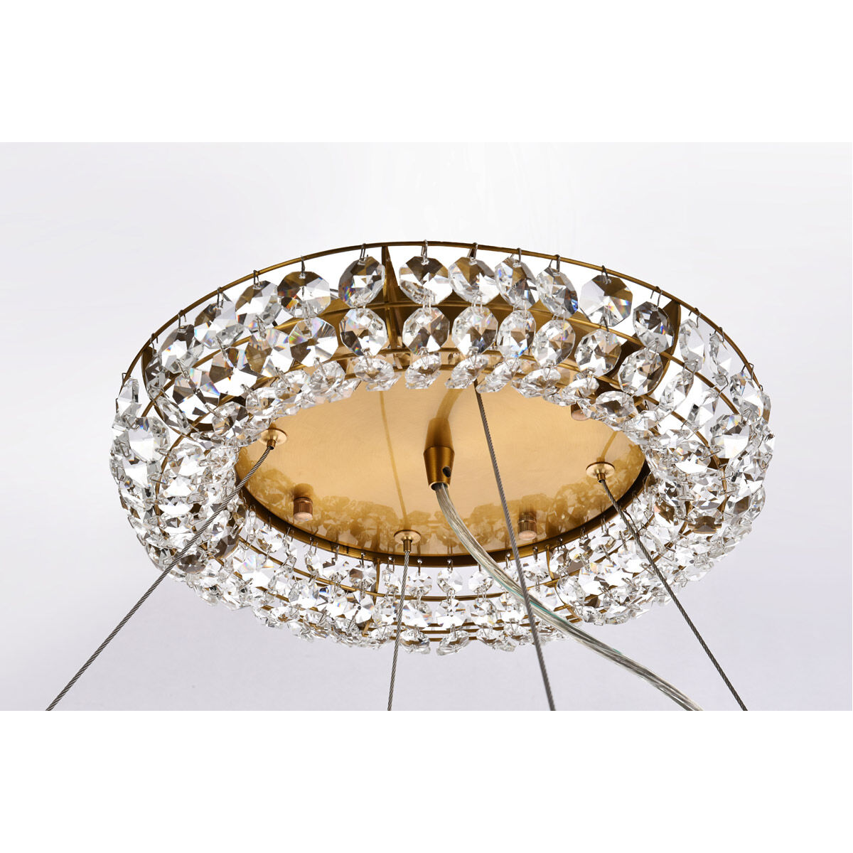 Paris 20 Light 52 inch Brass Chandelier Ceiling Light