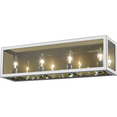 Infinity 4 Light 24 inch Chrome Bath Vanity Wall Light