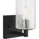 Parker 1 Light 4.75 inch Midnight Black Wall Bath Fixture Wall Light