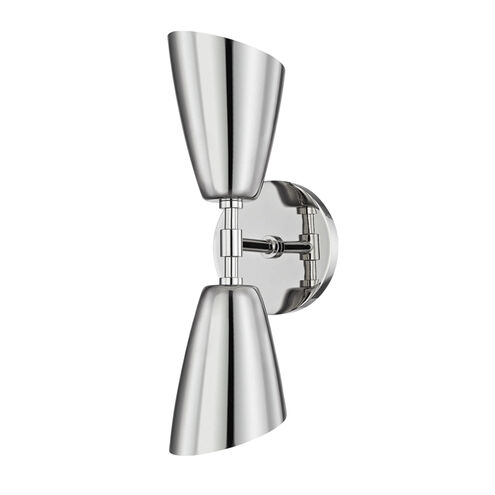 Kai LED 5 inch Polished Nickel Wall Sconce Wall Light