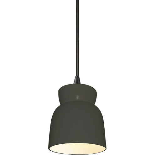 Radiance Collection 1 Light 8 inch Pewter Green Pendant Ceiling Light
