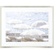 Sea Shade White and Blue Framed Art