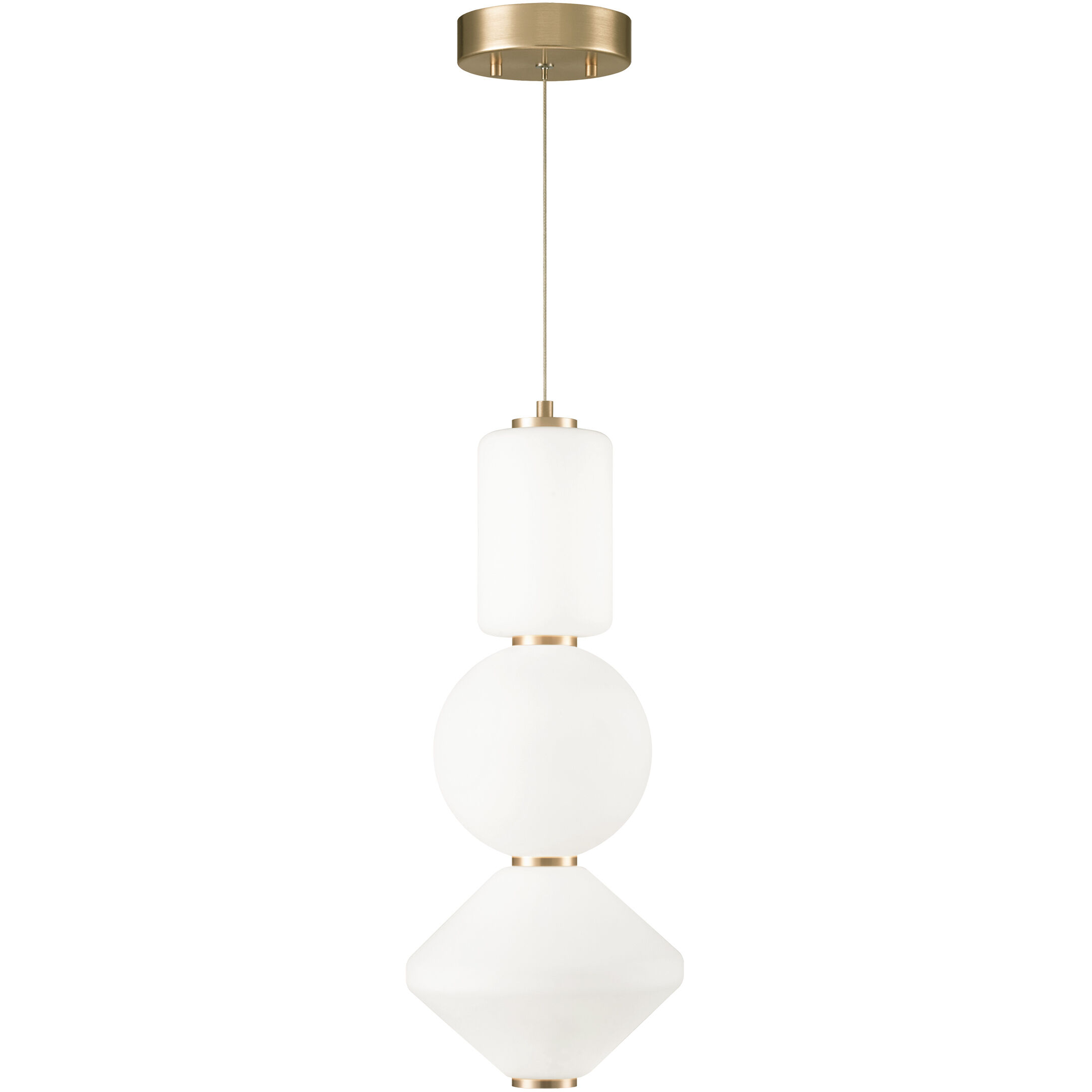 Dango LED 8 inch Oxidized Gold Pendant Ceiling Light