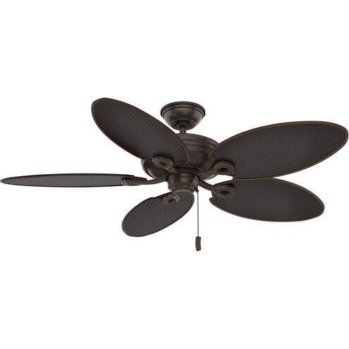 Charthouse 54 inch Onyx Bengal with Curacao, Curacao Blades Ceiling Fan