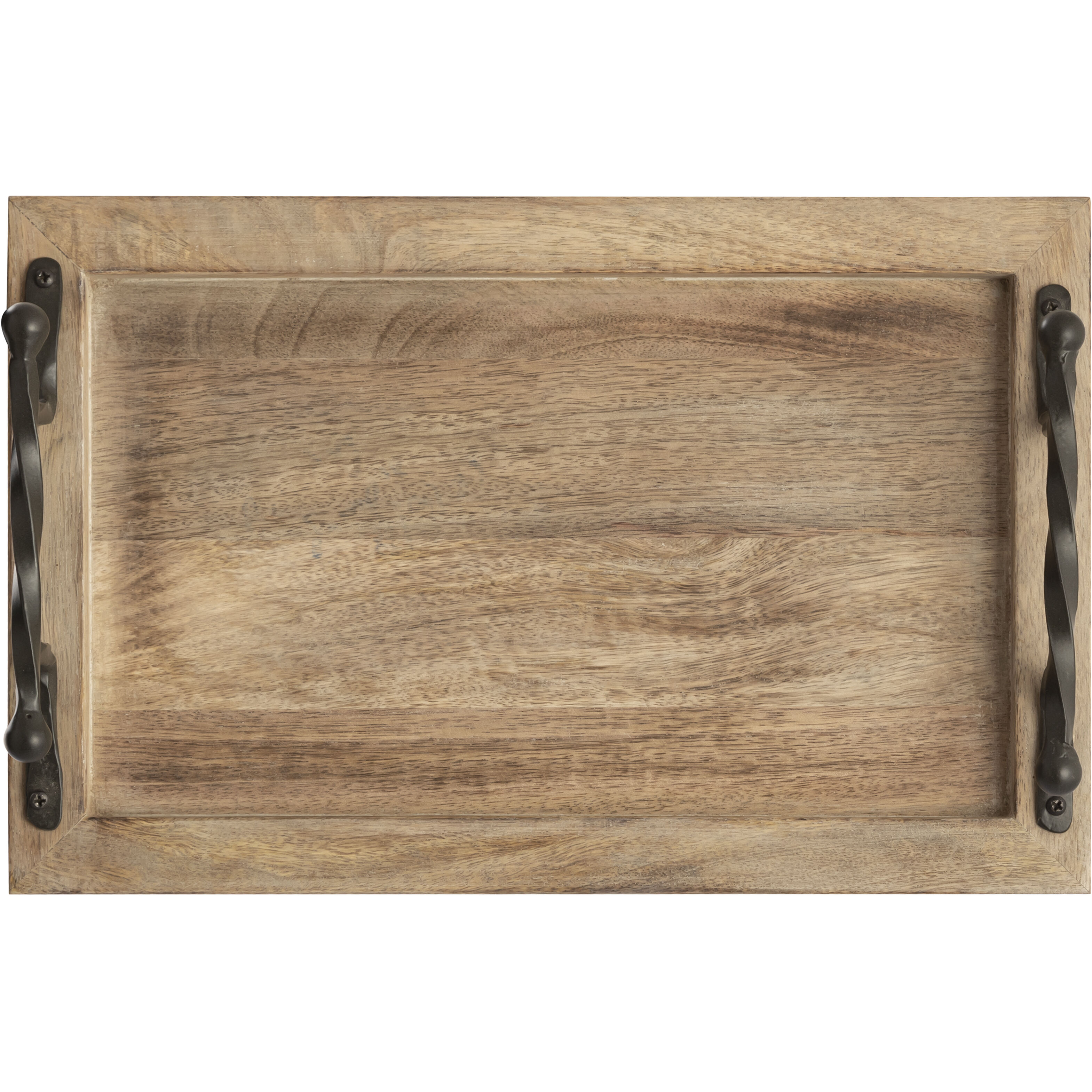 Ellwood Natural with Black Tray, Set of 2