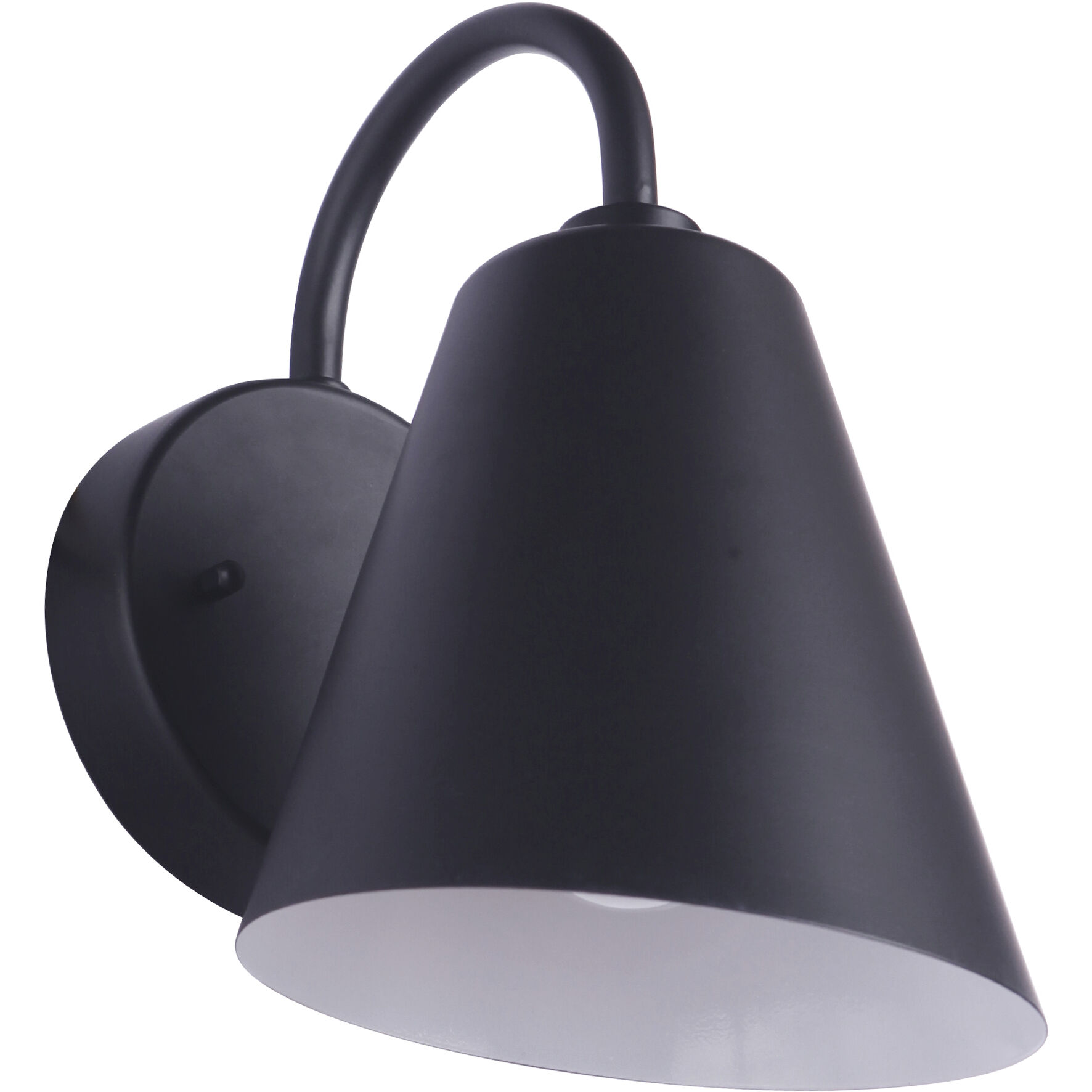 Point Clear 1 Light 7 inch Midnight Outdoor Lantern, Small