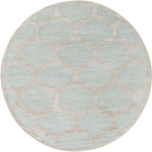 Arise 96 X 96 inch Seafoam/Beige/Mint/Beige Handmade Rug in 8 Ft Round, Round