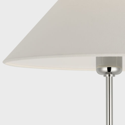 J. Randall Powers Hackney 52.25 inch 2.00 watt Polished Nickel Cordless Floor Lamp Portable Light