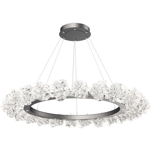 Blossom LED Graphite Chandelier Ceiling Light, Ring
