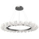 Blossom LED Graphite Chandelier Ceiling Light, Ring