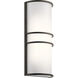 Independence LED 7 inch Olde Bronze Wall Sconce Wall Light in White Acrylic