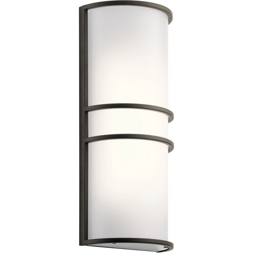 Independence LED 7 inch Olde Bronze Wall Sconce Wall Light in White Acrylic
