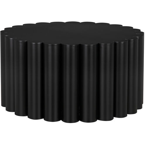 Rose 34 X 34 inch Matte Black Coffee Table