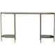 Oval 57.1 X 11.8 inch Antique Gold Console Table