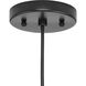 Hinton 1 Light 8 inch Matte Black Mini-Pendant Ceiling Light