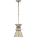 Chapman & Myers Alborg 1 Light 10 inch Antique Nickel Stacked Pendant Ceiling Light, Small
